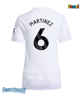 Manchester United Lisandro Martinez #6 Tricou Fotbal Replică 2025-26 Femei Deplasare